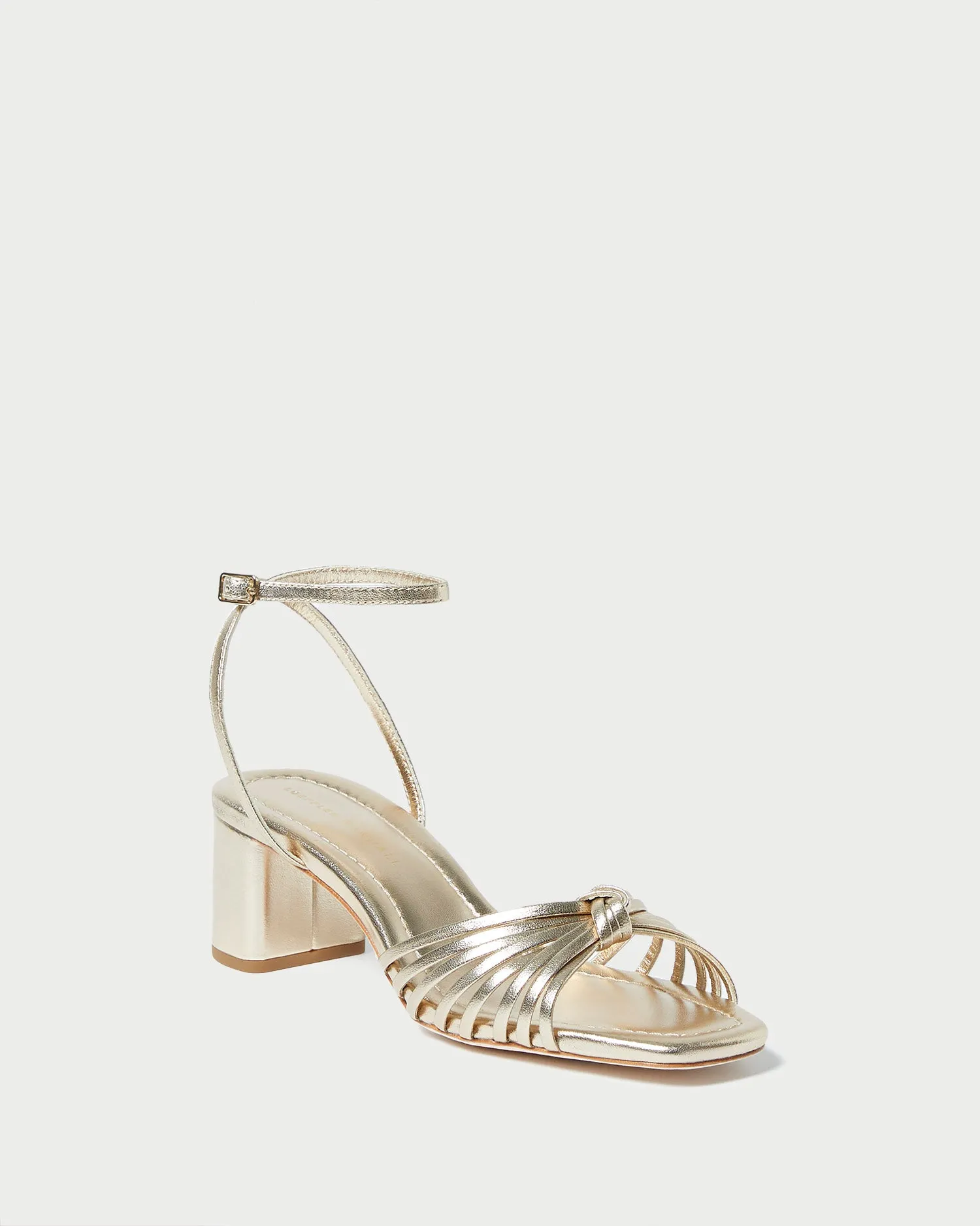 Olivia Champagne Knot Mid-Heel -LOEFFLER RANDALL