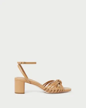 Olivia Dune Knot Mid-Heel Sandal -LOEFFLER RANDALL