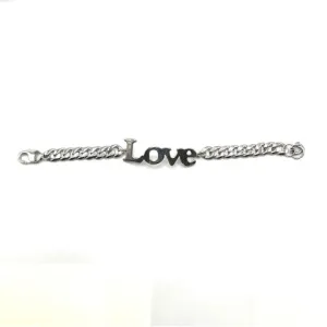 Paula Rosen Sterling Silver Love Bracelet