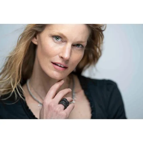Paula Rosen X Layer Spinel Ring