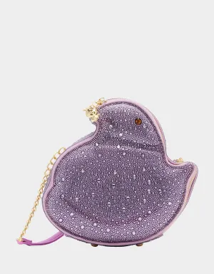 PEEPS CHICK CROSSBODY LAVENDER Betsey Johnson
