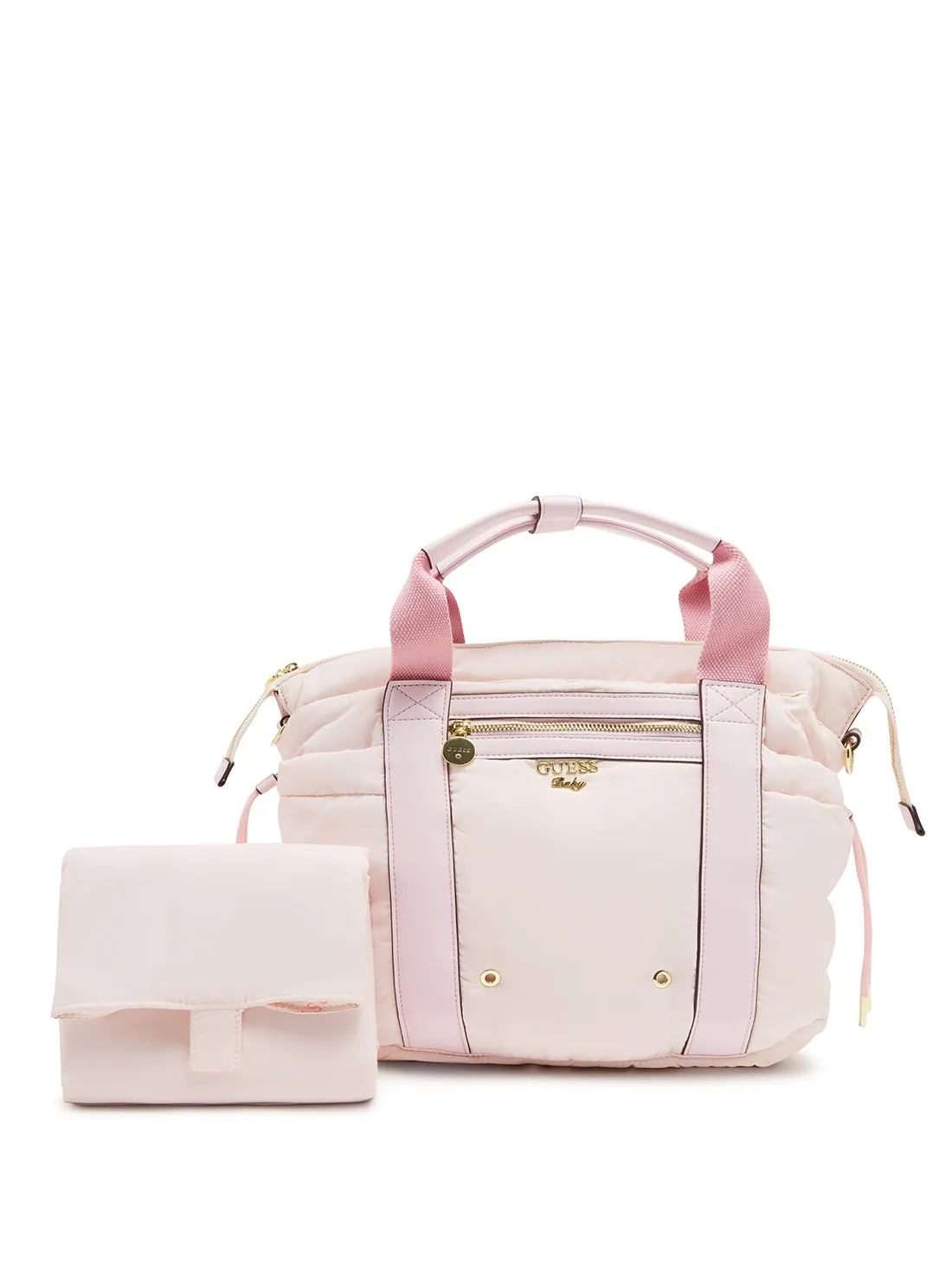 Pink 3-Pack Mommy Baby Bag and Mat Set Guess