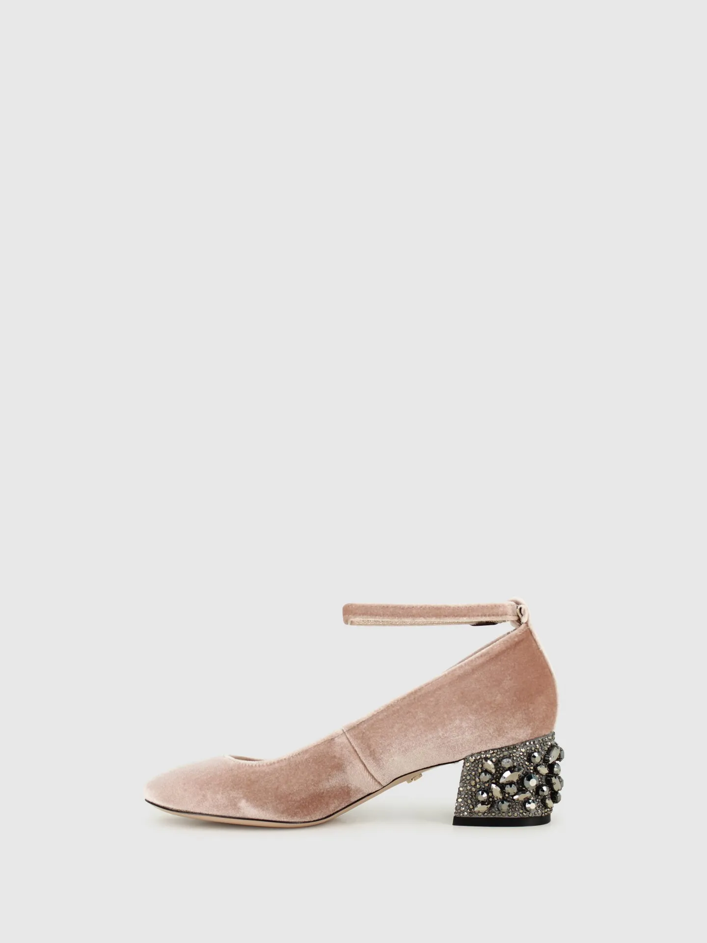 Pink Ankle Strap Shoes
