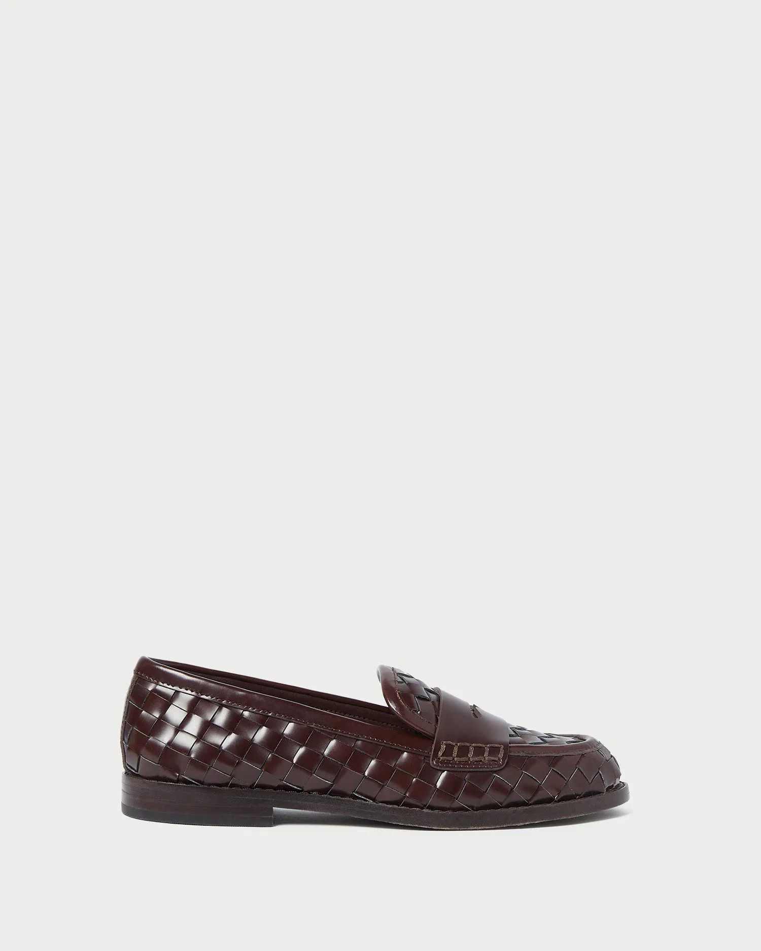 Rachel Espresso Woven Loafer -LOEFFLER RANDALL