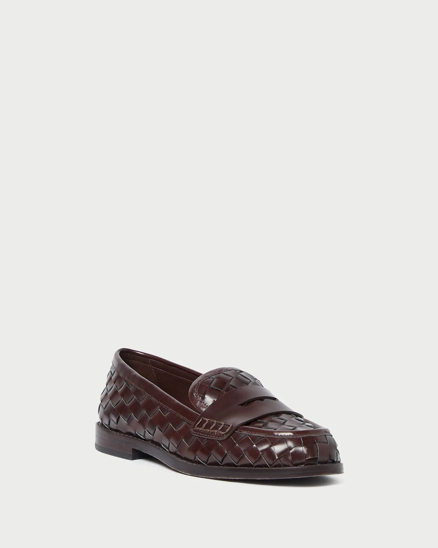 Rachel Espresso Woven Loafer -LOEFFLER RANDALL
