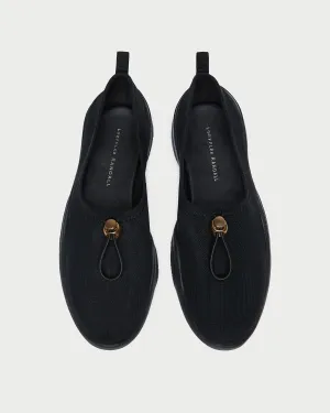 Raina Black Mesh Flat -LOEFFLER RANDALL