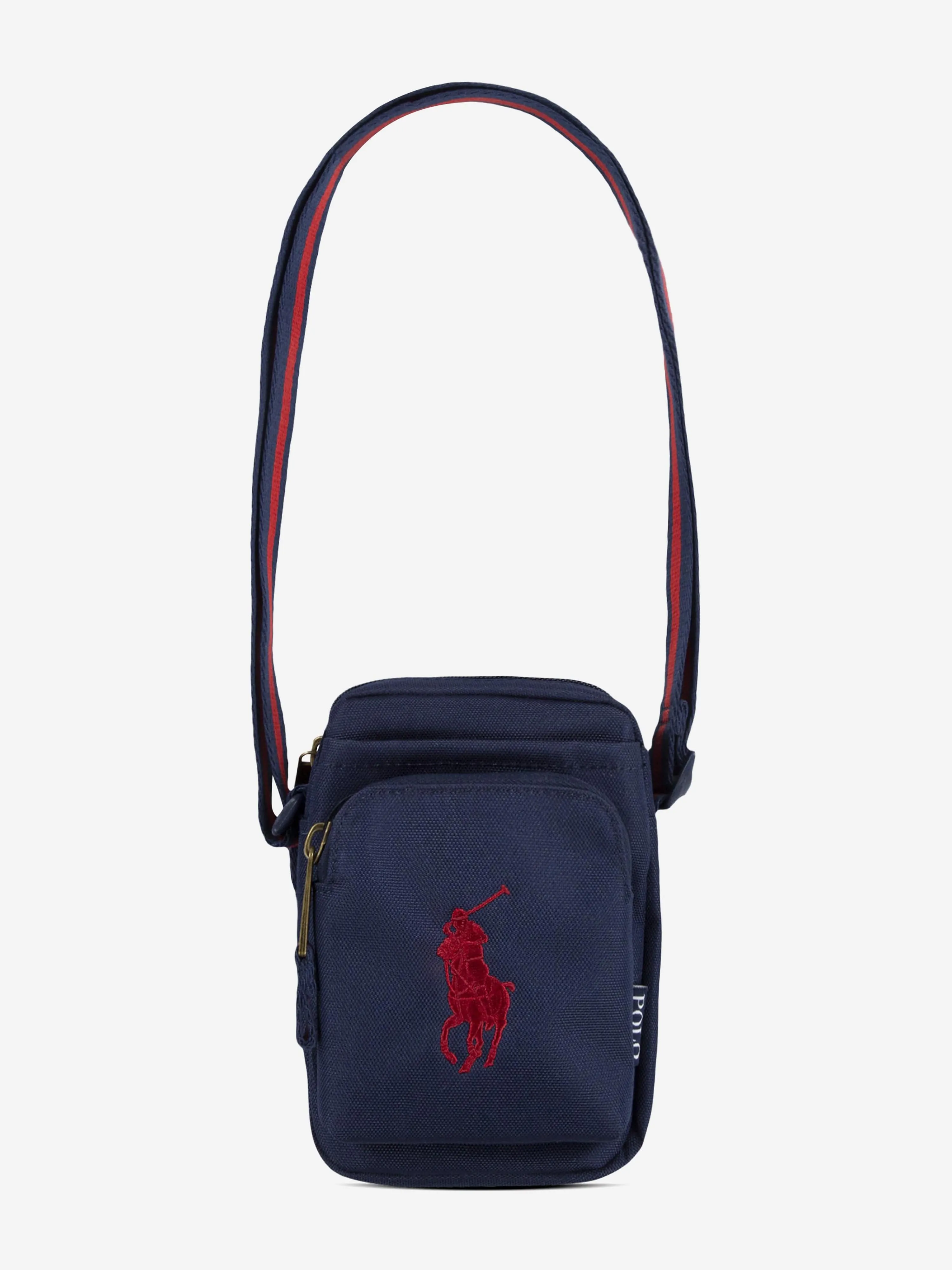 Ralph Lauren Boys Polo Colour Festival Logo Belt Bag in Navy (17cm)