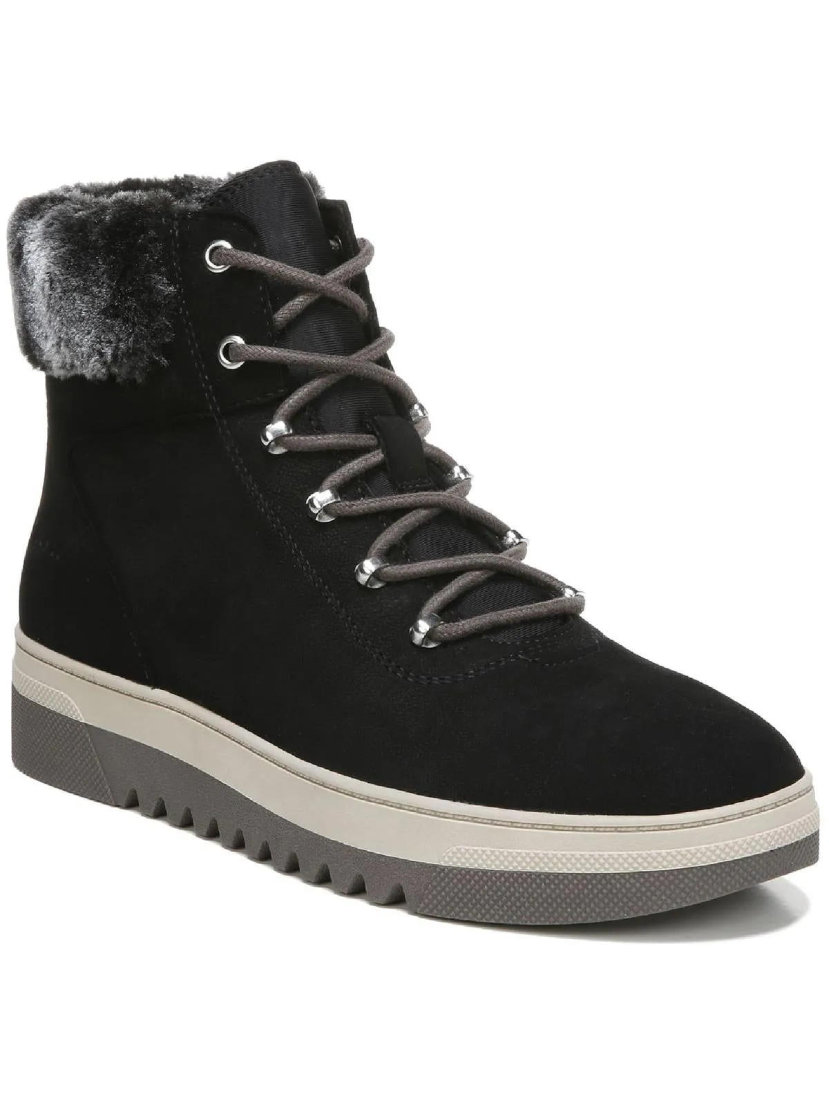 Reformation Gear Up Womens Lace up Shearling Boots