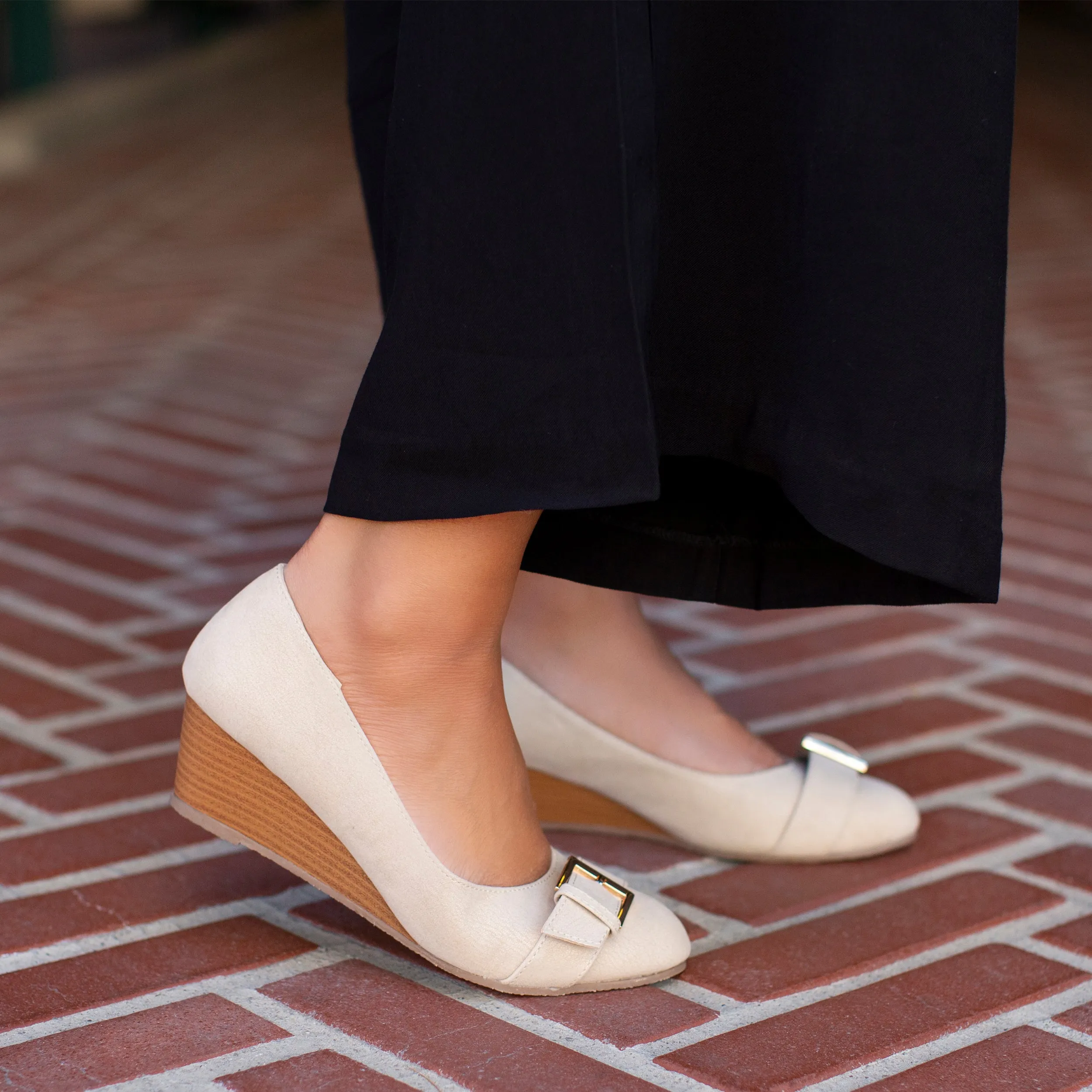 Reformation Journee Collection Women's Comfort Graysn Wedge