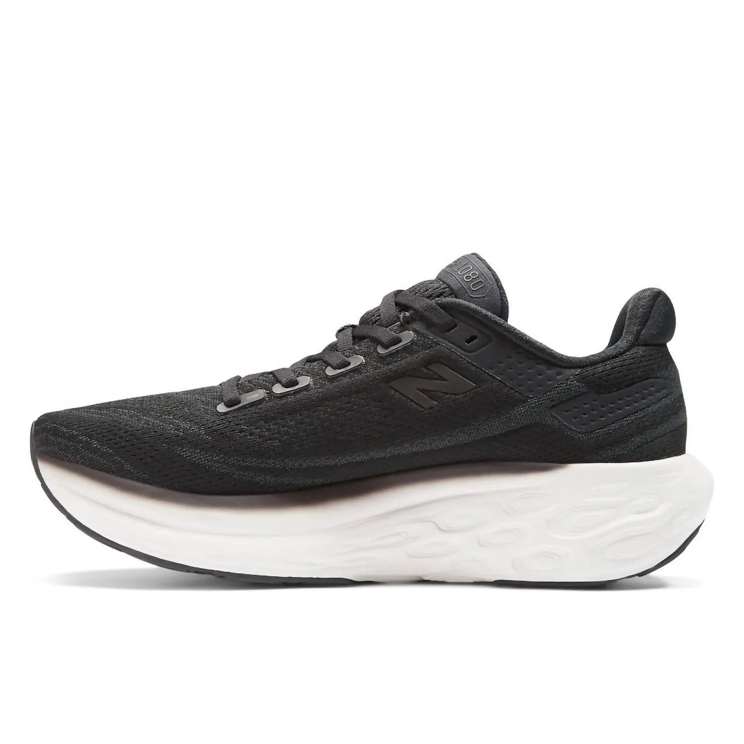 Reformation Women's Fresh Foam X 1080V13 Running Shoes In Black/white