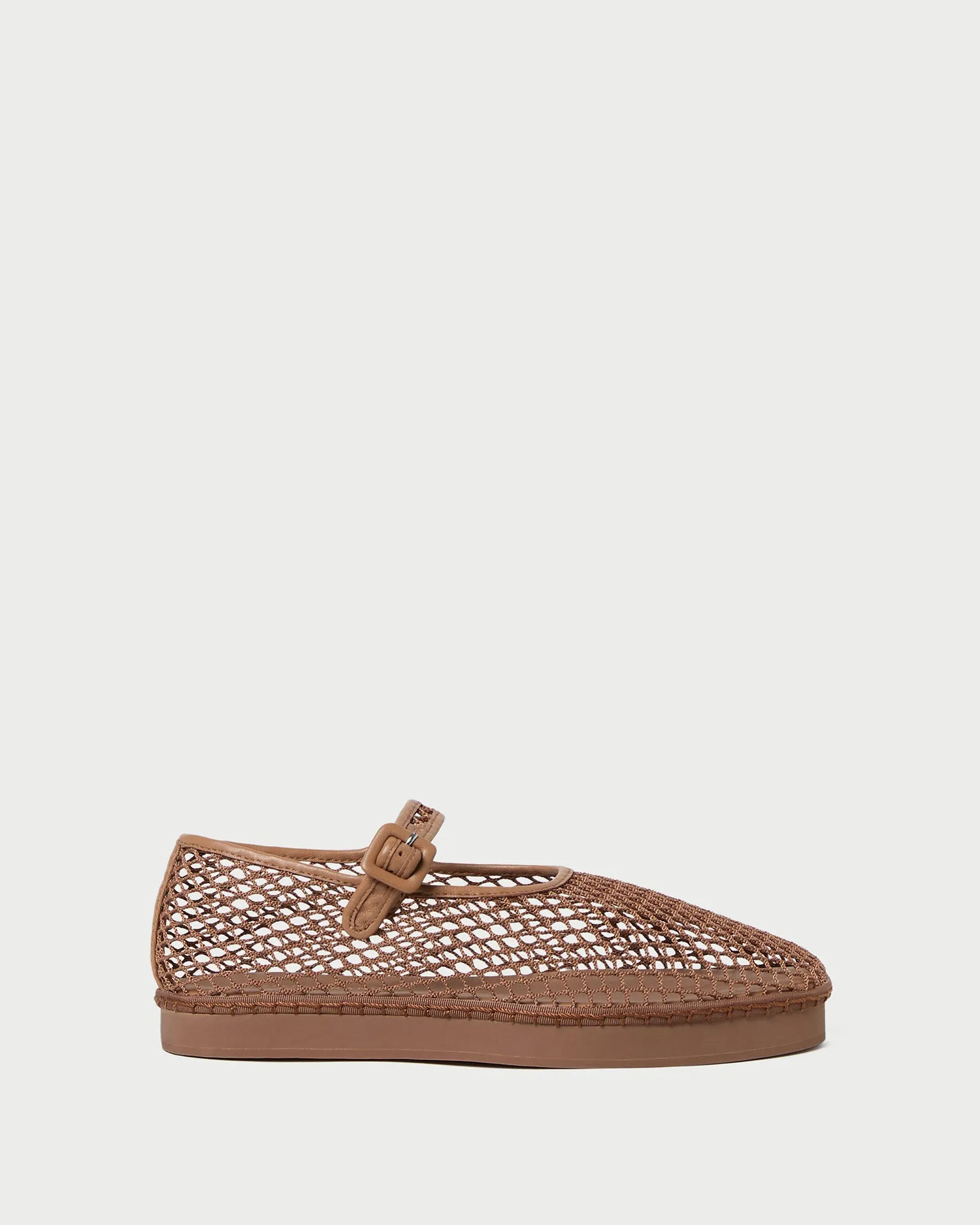Rita Brown Netted Mary Jane -LOEFFLER RANDALL