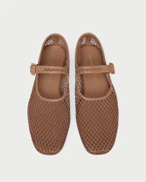 Rita Brown Netted Mary Jane -LOEFFLER RANDALL