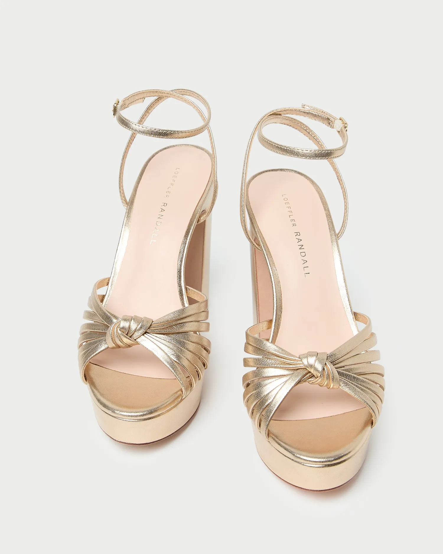 Rivka Champagne Knot Platform Sandal -LOEFFLER RANDALL