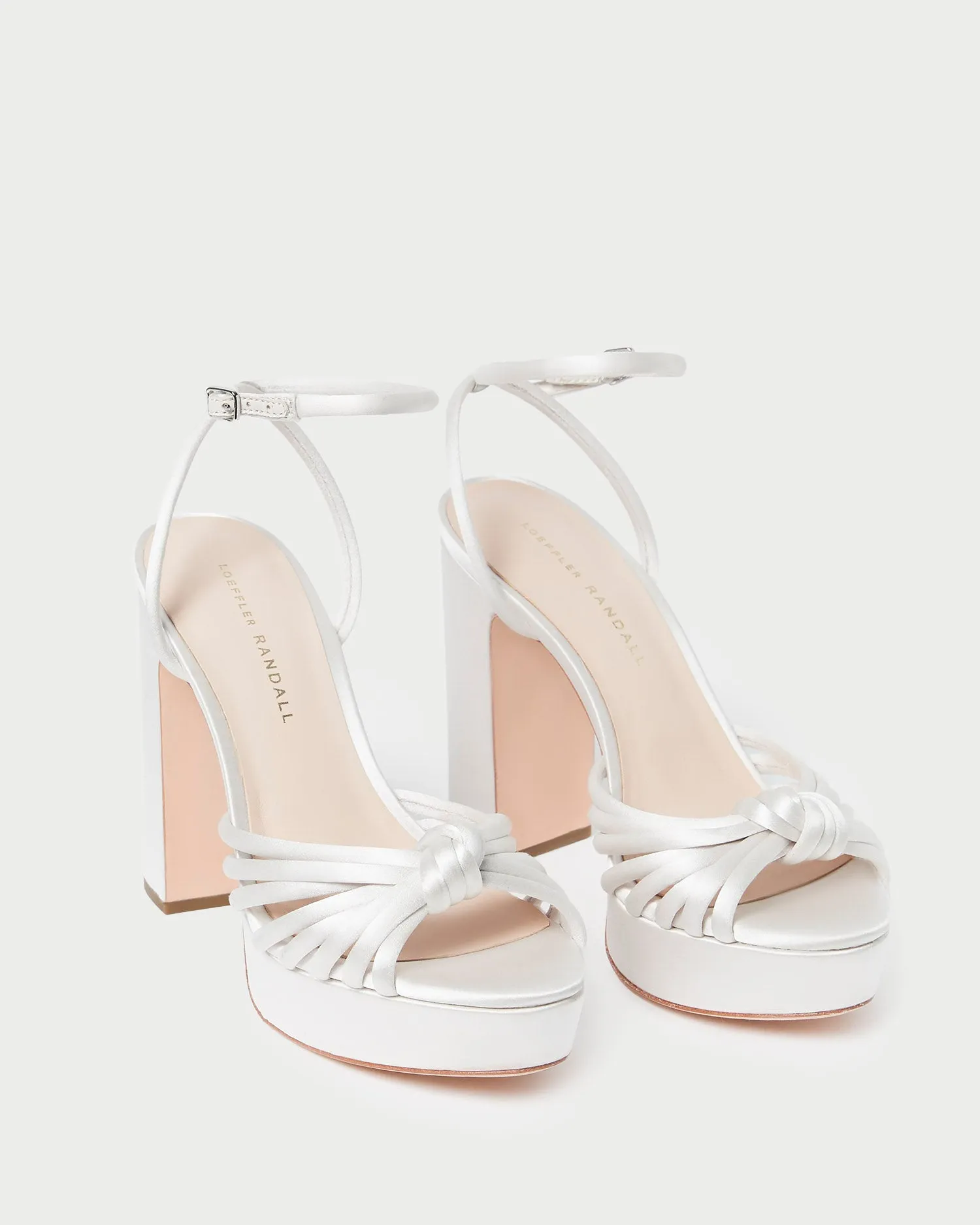 Rivka Cream Knot Platform Sandal -LOEFFLER RANDALL