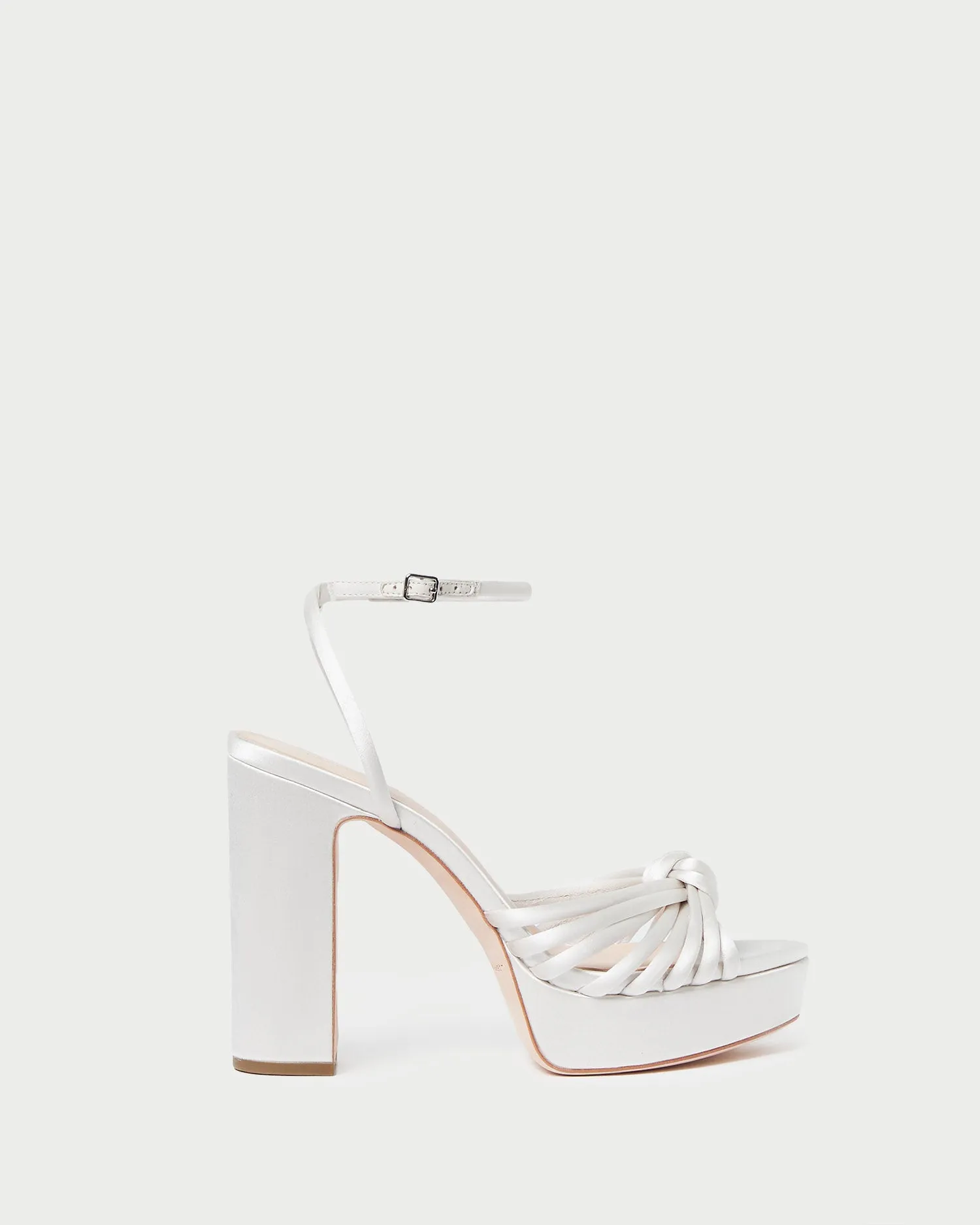 Rivka Cream Knot Platform Sandal -LOEFFLER RANDALL