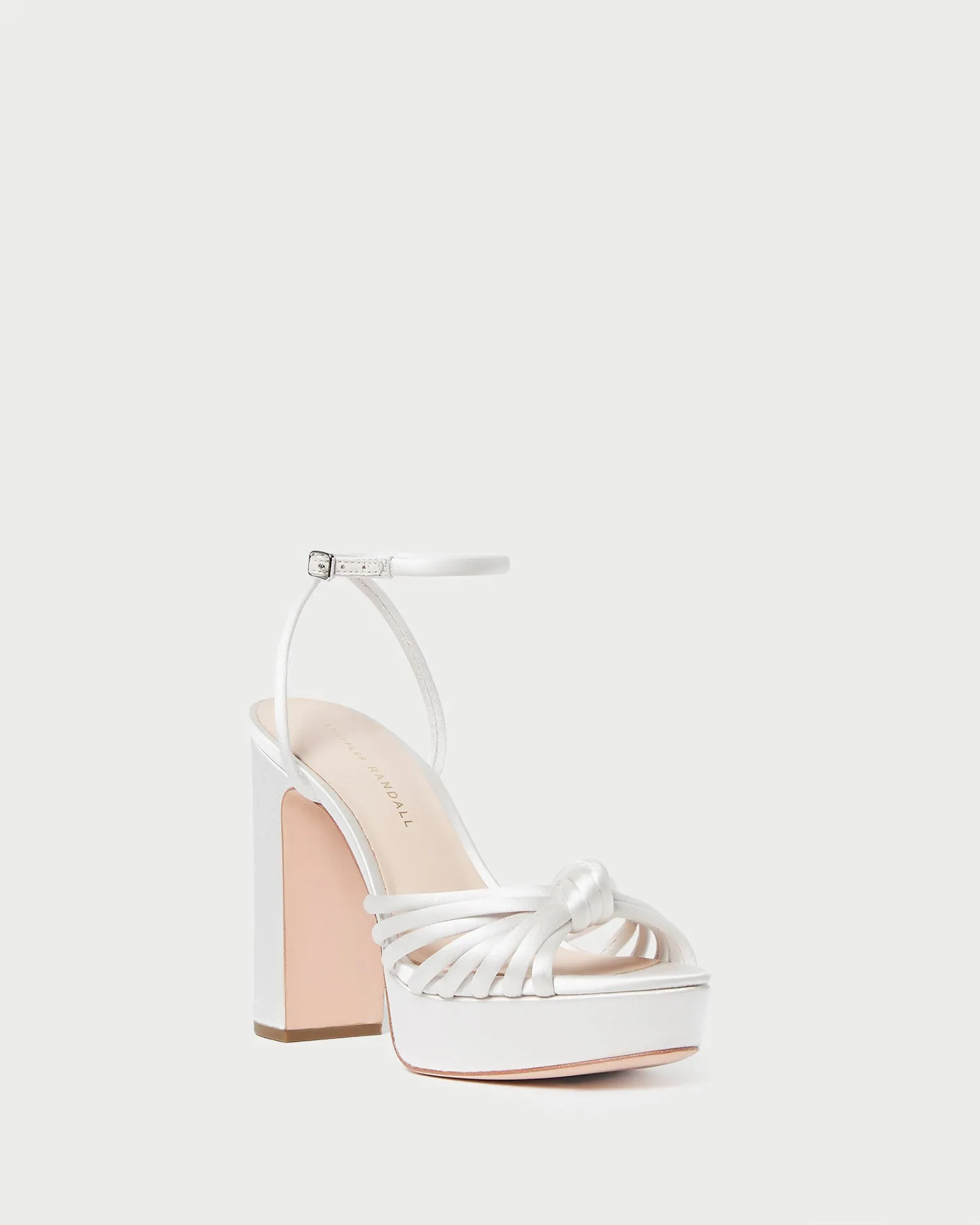 Rivka Cream Knot Platform Sandal -LOEFFLER RANDALL