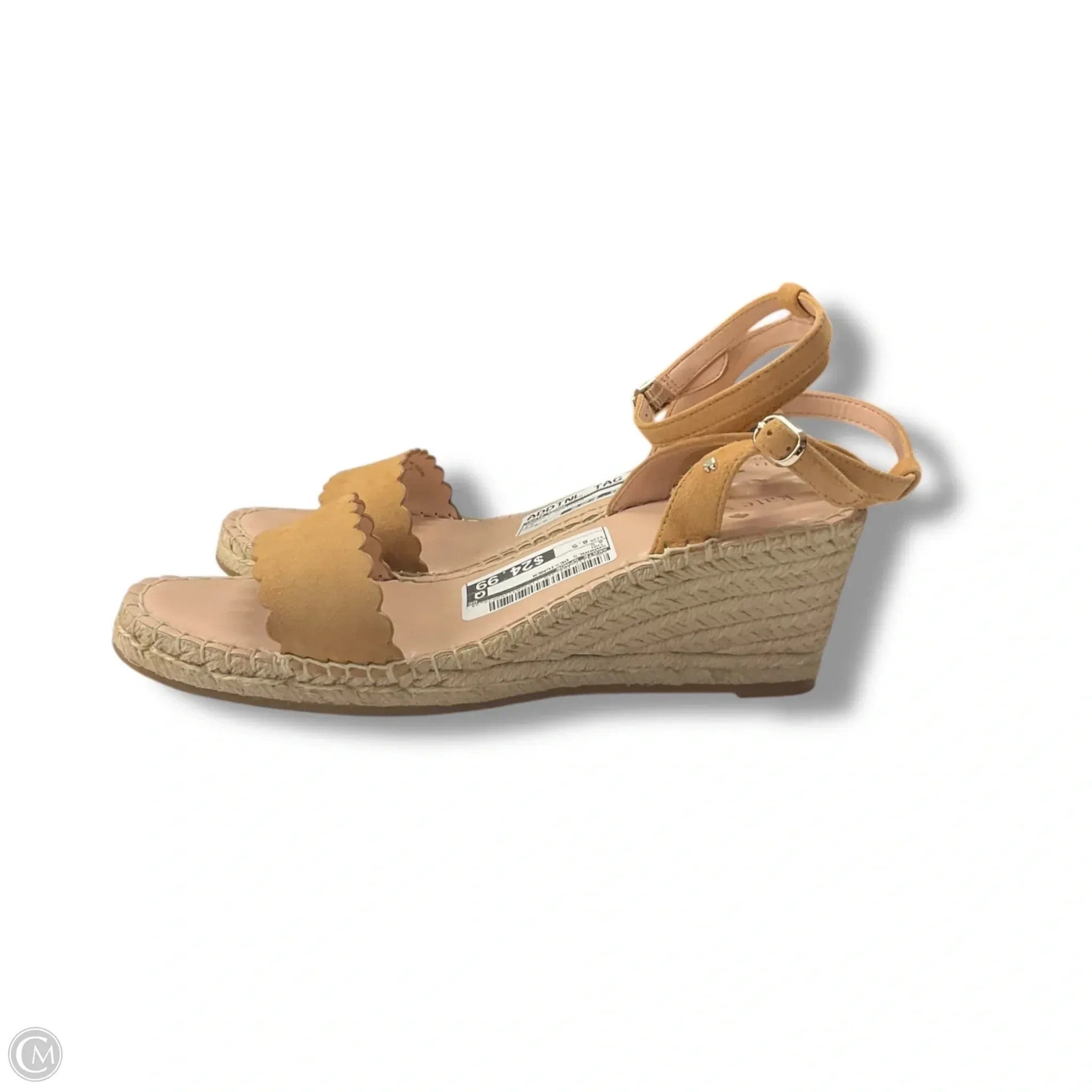 Sandals Designer By Kate Spade In Tan, Size: 8.5
