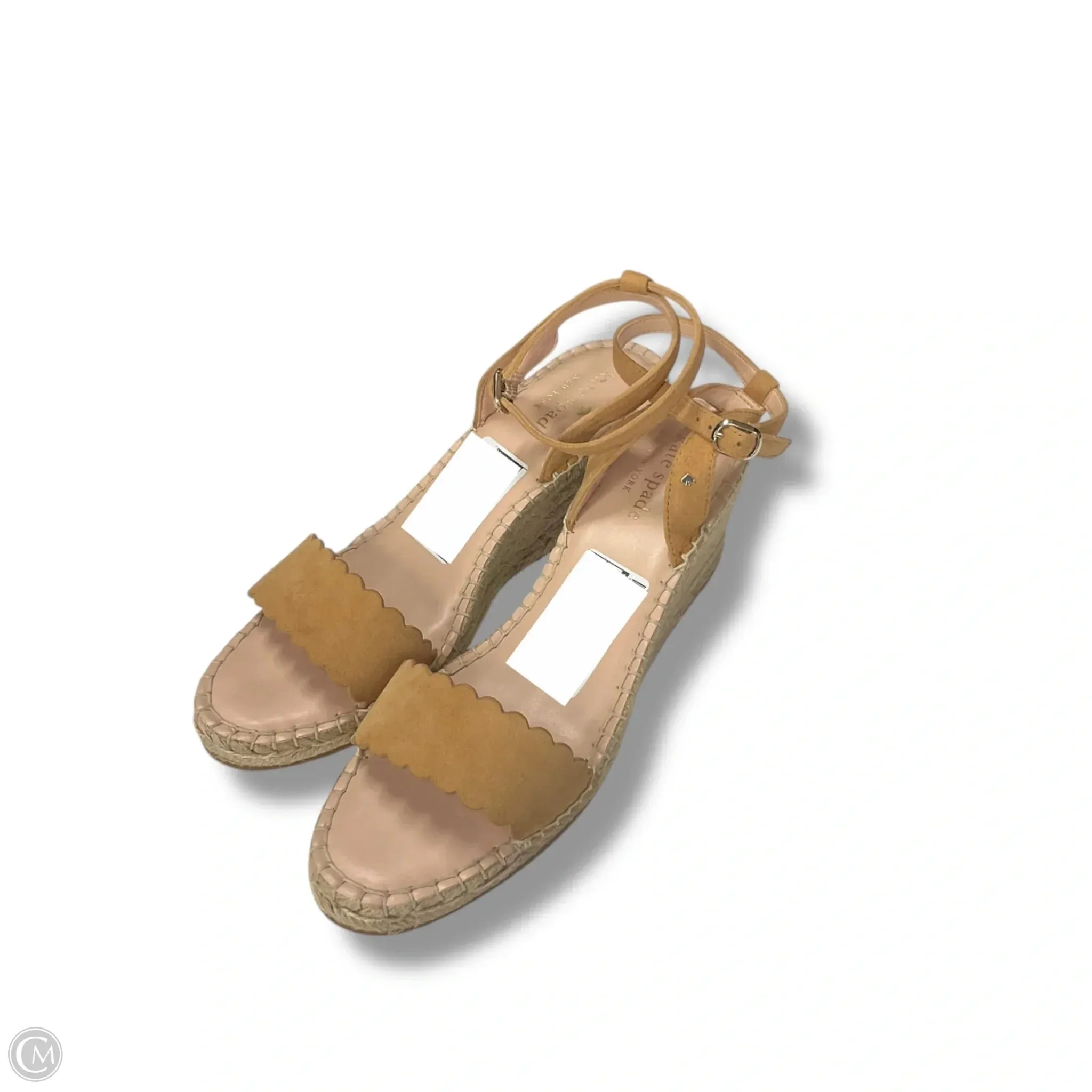 Sandals Designer By Kate Spade In Tan, Size: 8.5