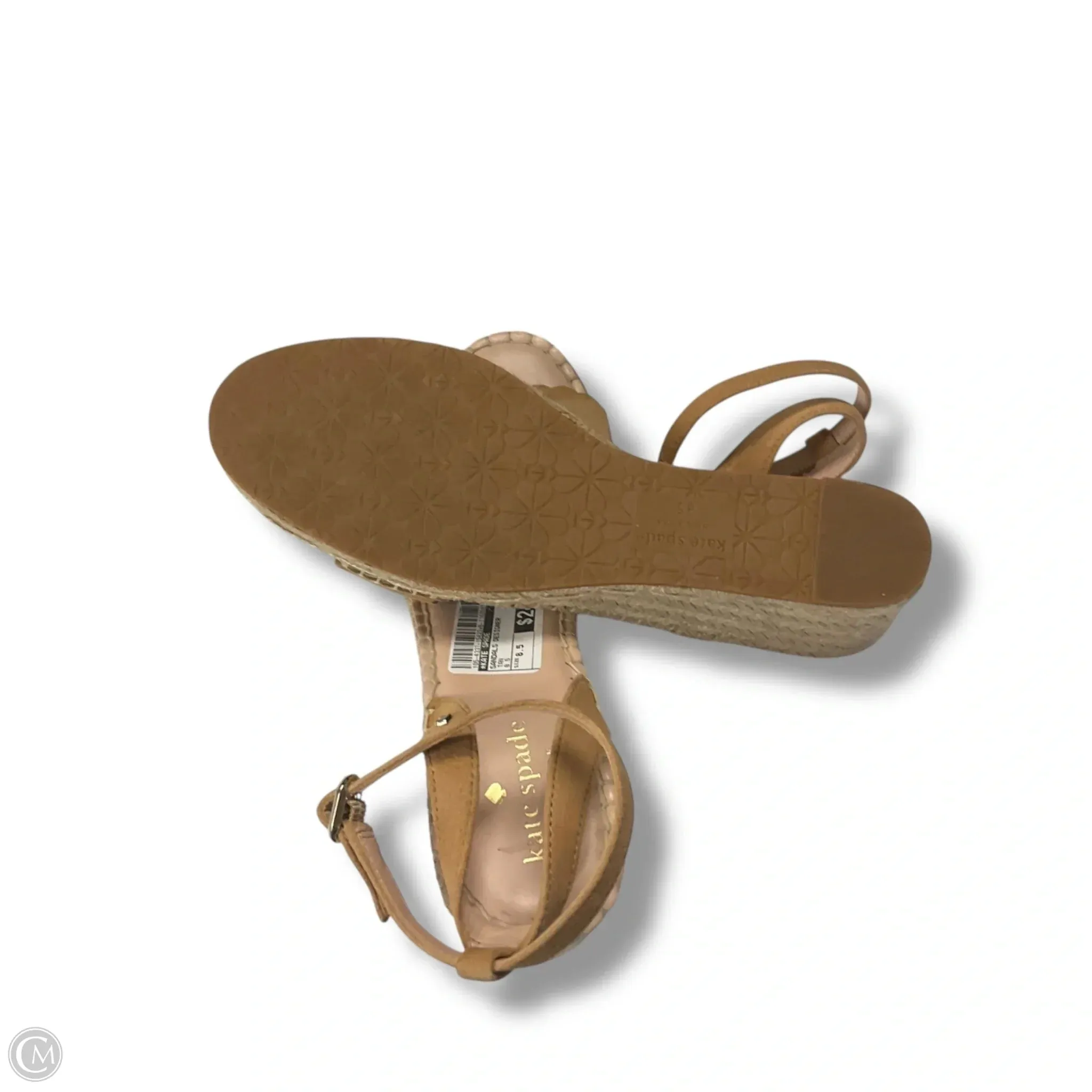 Sandals Designer By Kate Spade In Tan, Size: 8.5