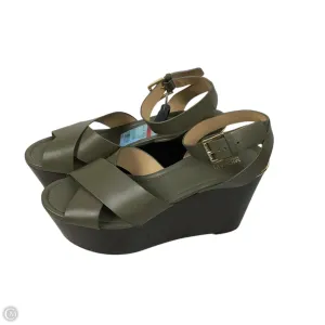 Sandals Designer By Michael Kors In Green, Size: 10