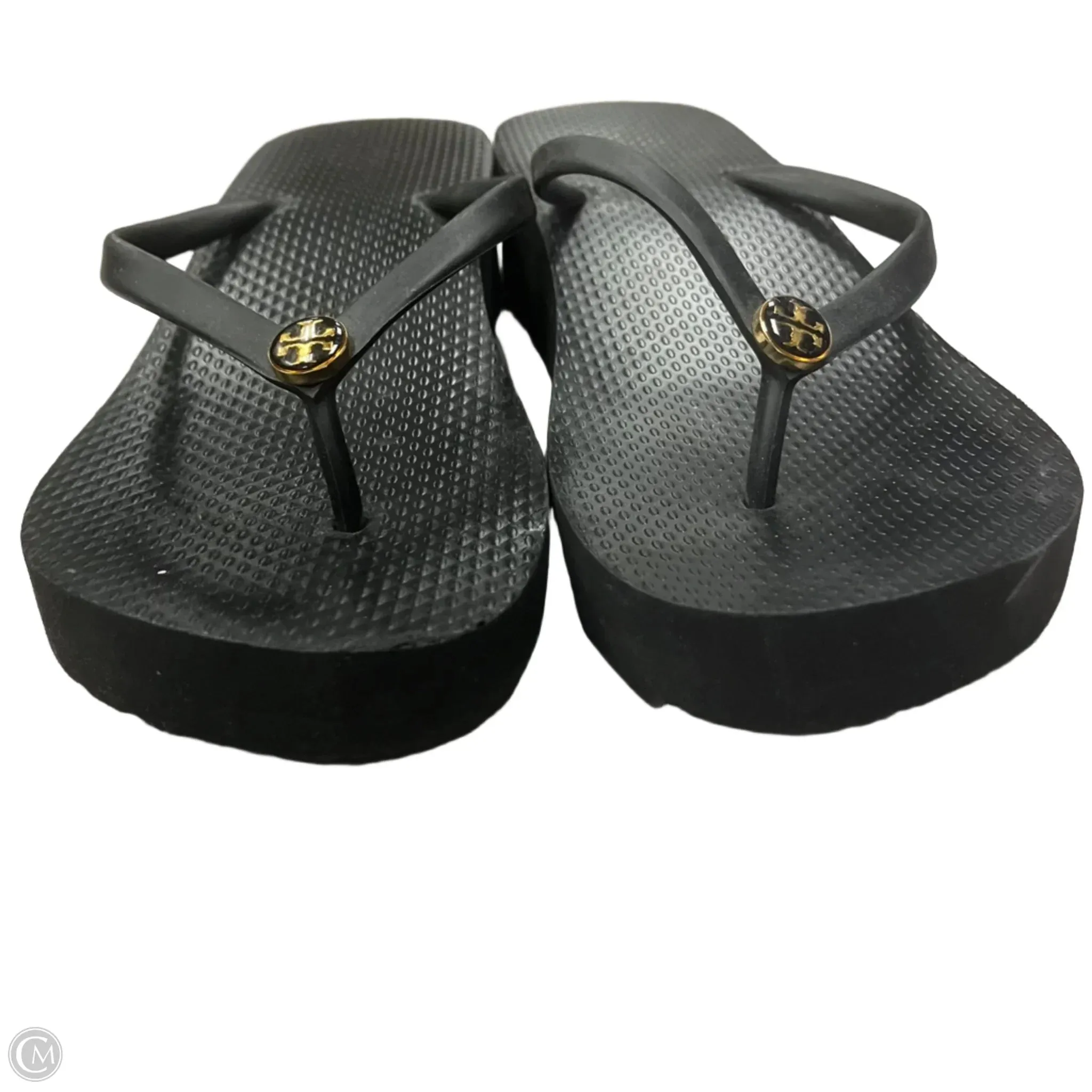 Sandals Designer By Tory Burch In Black, Size: 8