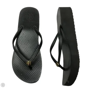 Sandals Designer By Tory Burch In Black, Size: 8