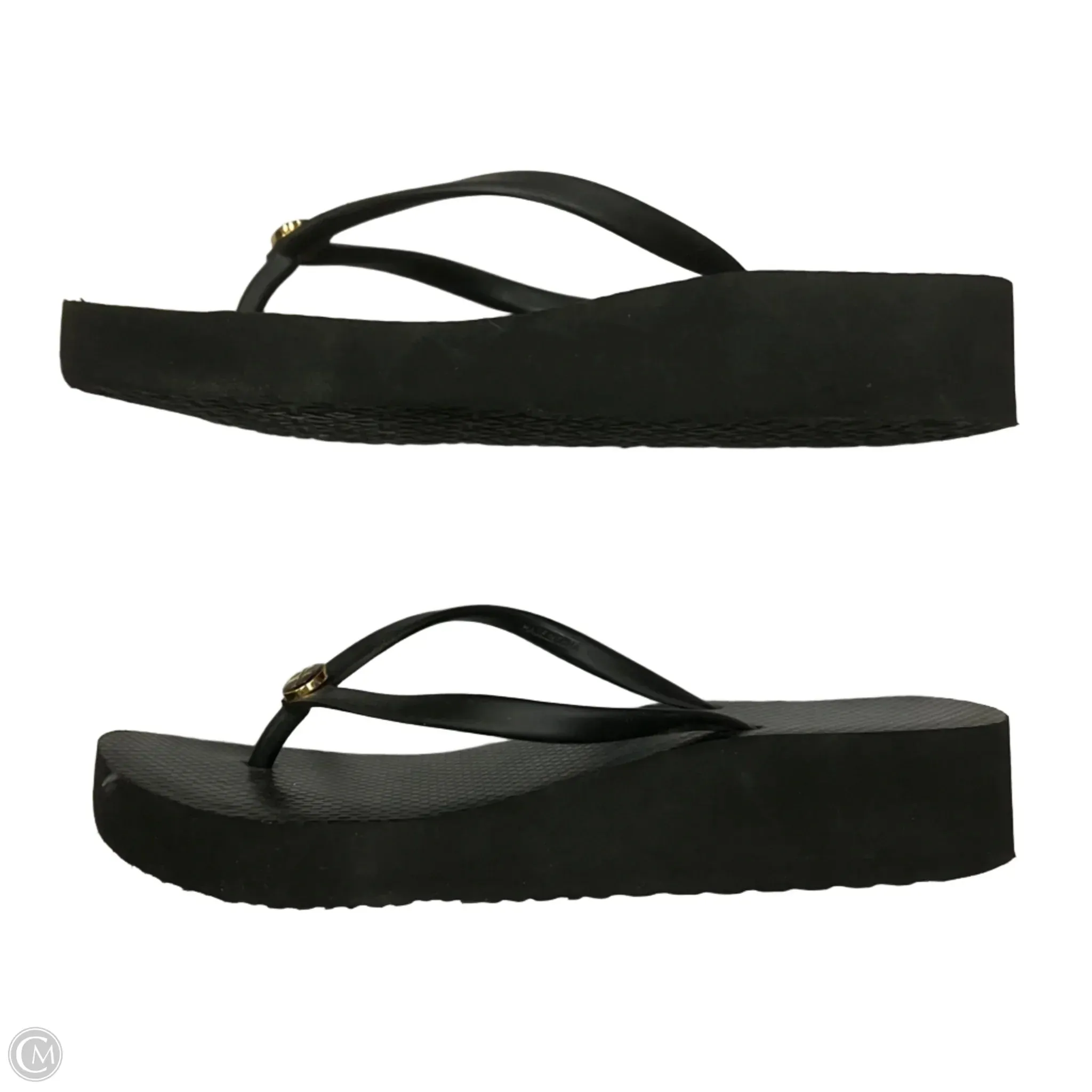 Sandals Designer By Tory Burch In Black, Size: 8