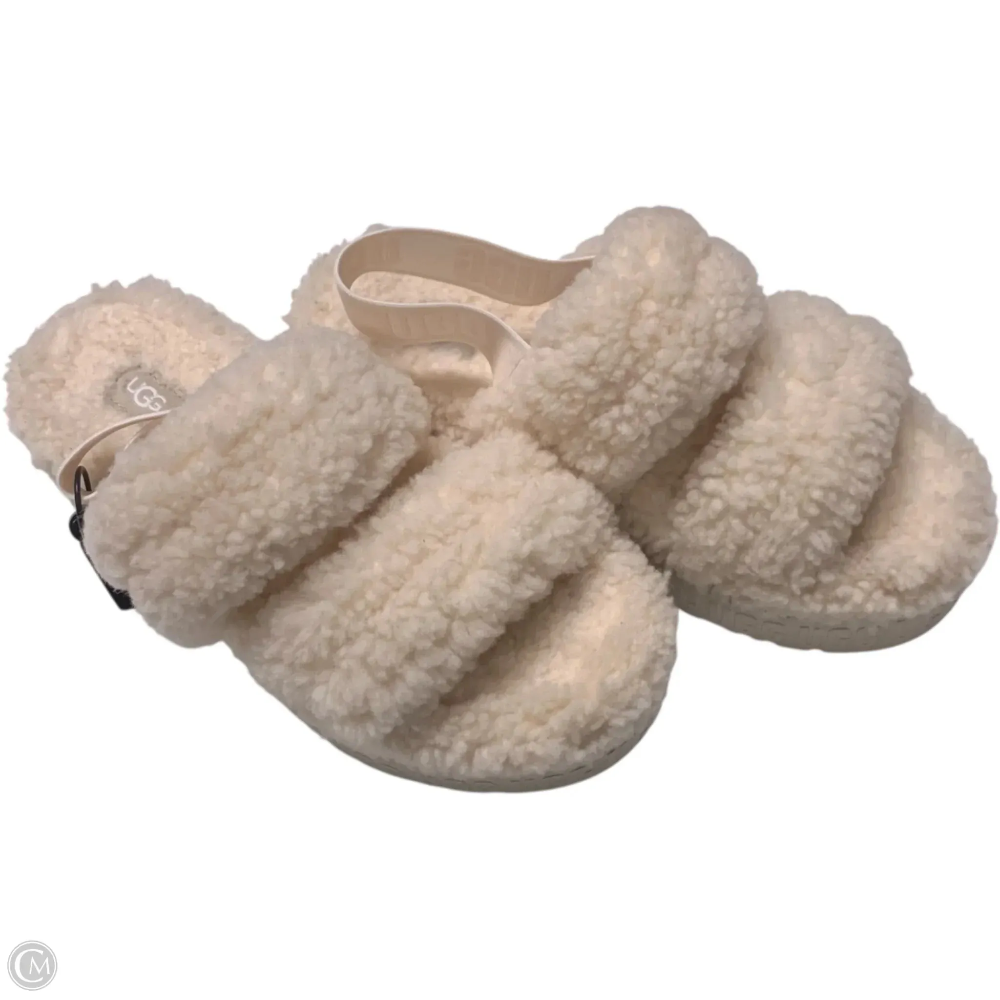Sandals Designer By Ugg In Cream, Size: 9