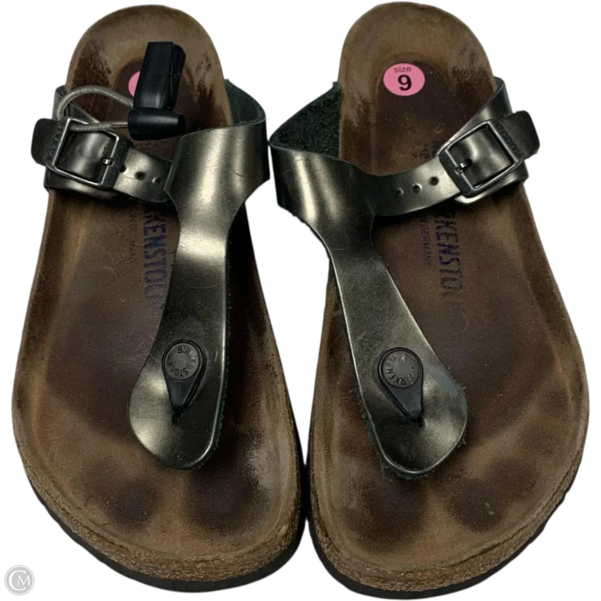 Sandals Flats By Birkenstock In Bronze, Size: 9