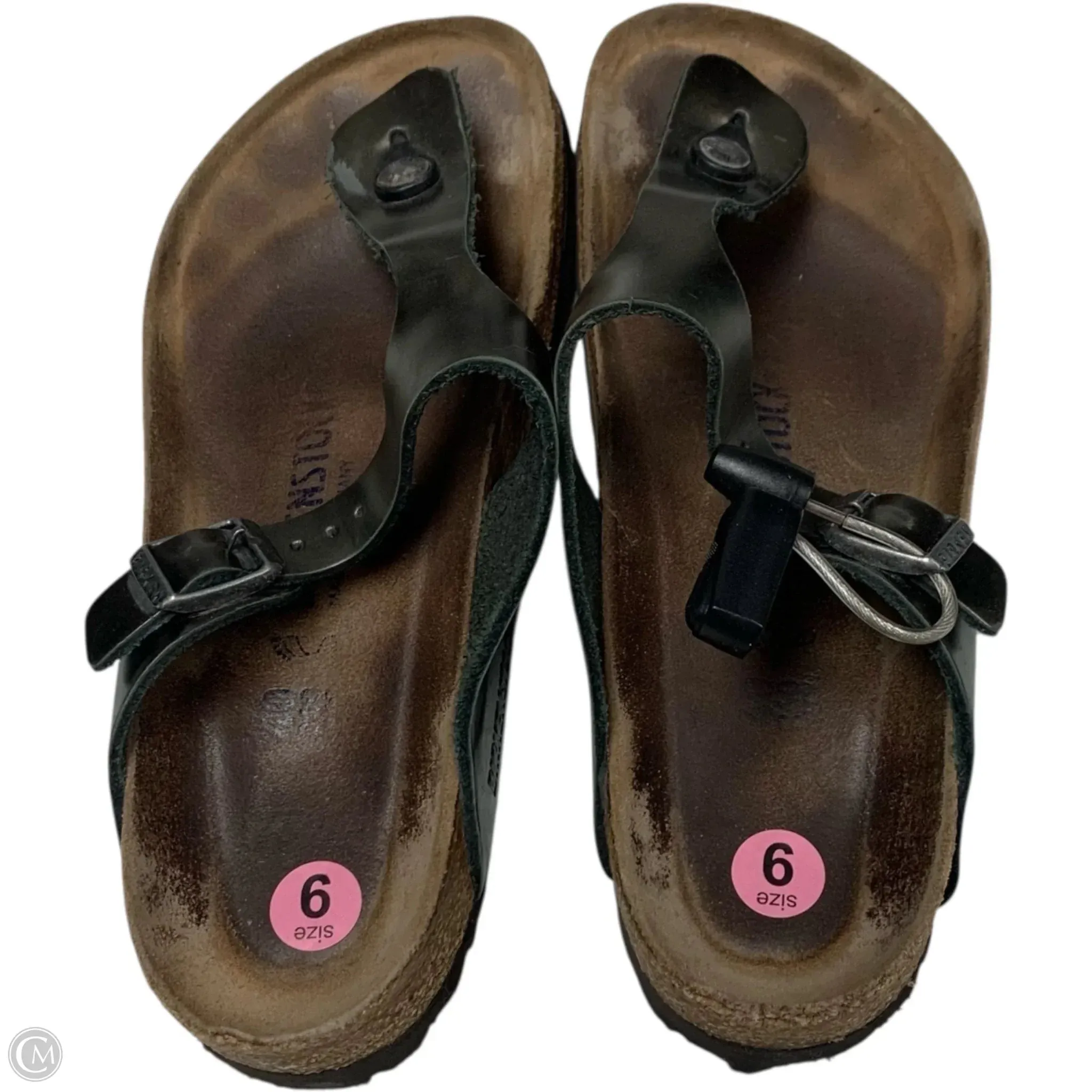 Sandals Flats By Birkenstock In Bronze, Size: 9