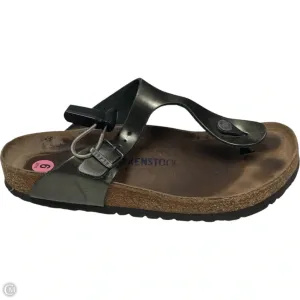 Sandals Flats By Birkenstock In Bronze, Size: 9