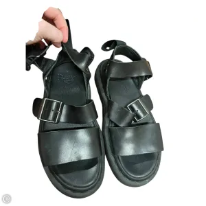 Sandals Flats By Dr Martens In Black, Size: 6