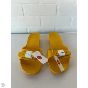 Sandals Flats By Dr Scholls In Yellow, Size: 8