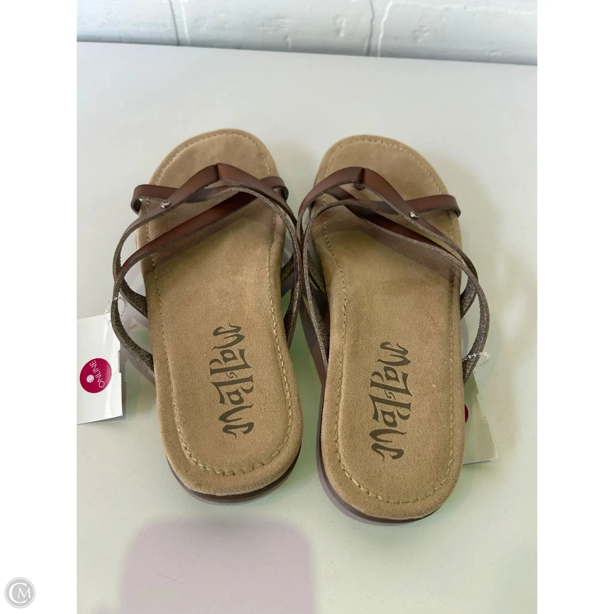Sandals Flats By Mad Love In Brown, Size: 9