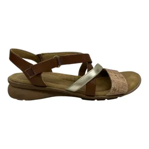 Sandals Flats By Natural Soul In Tan, Size:5.5