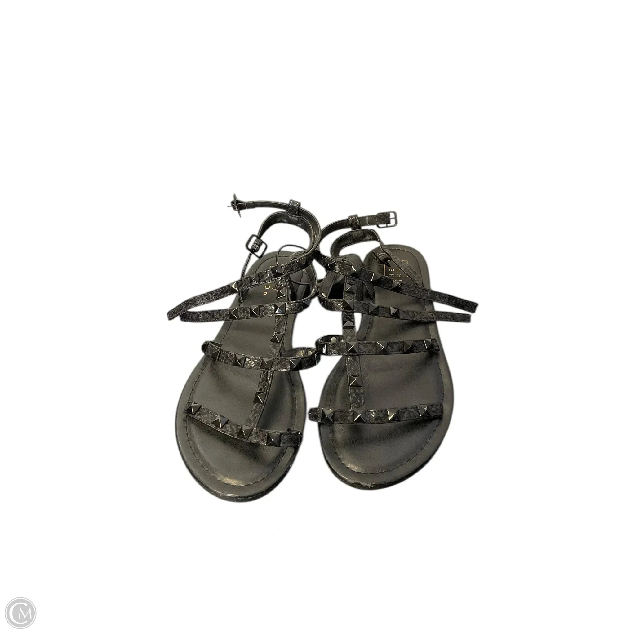 Sandals Flats By Shu Shop In Black, Size: 9