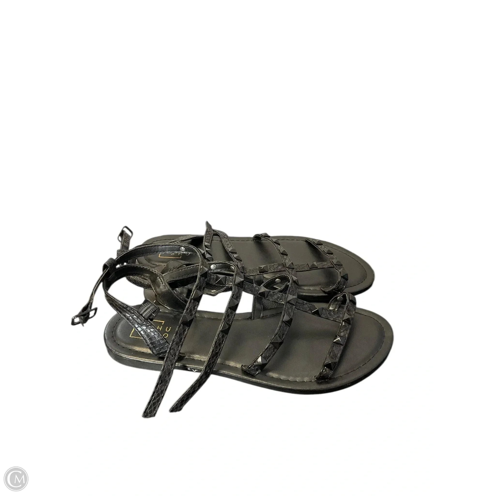 Sandals Flats By Shu Shop In Black, Size: 9