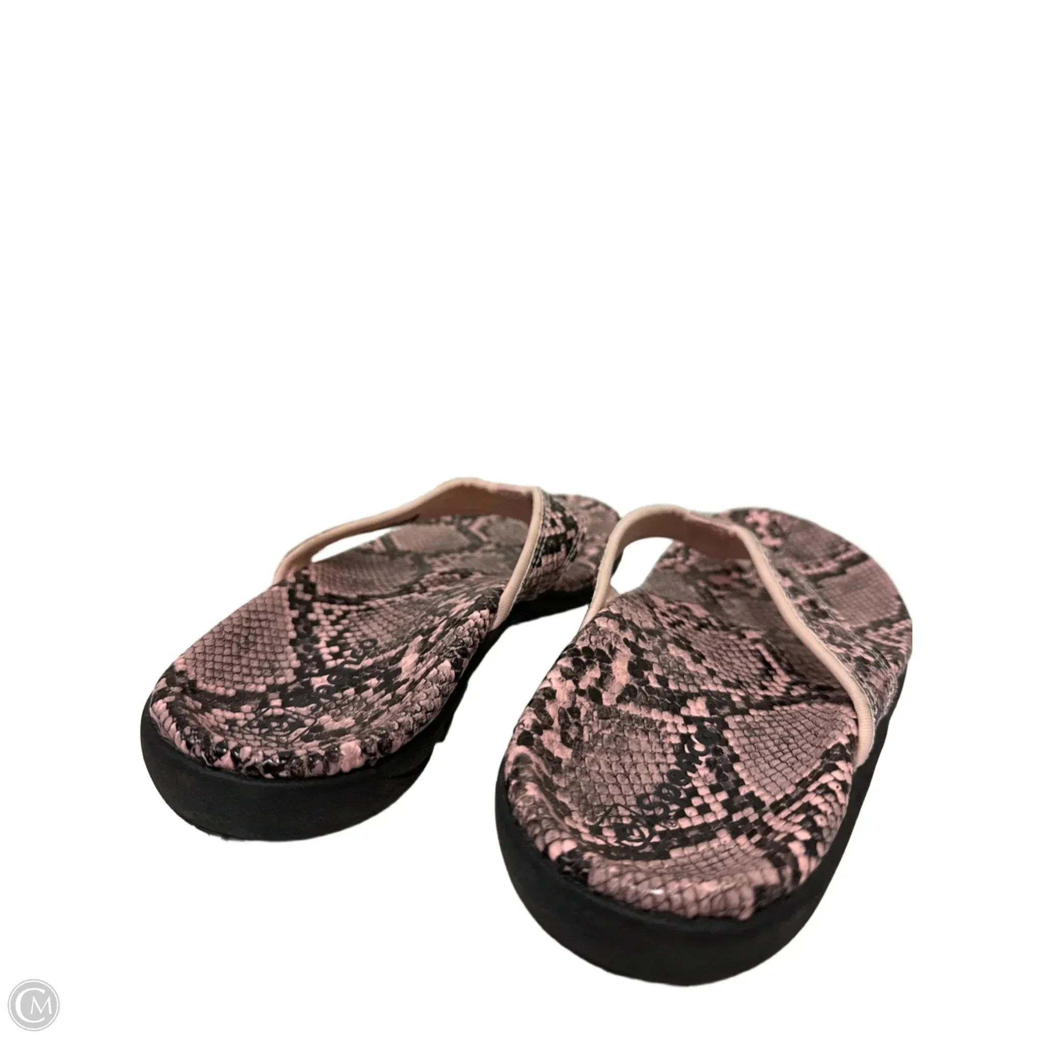Sandals Flip Flops By Clothes Mentor In Pink, Size: 8