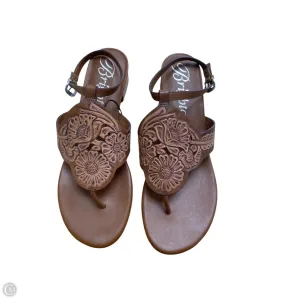 Sandals Heels Block By Brighton In Brown, Size: 10