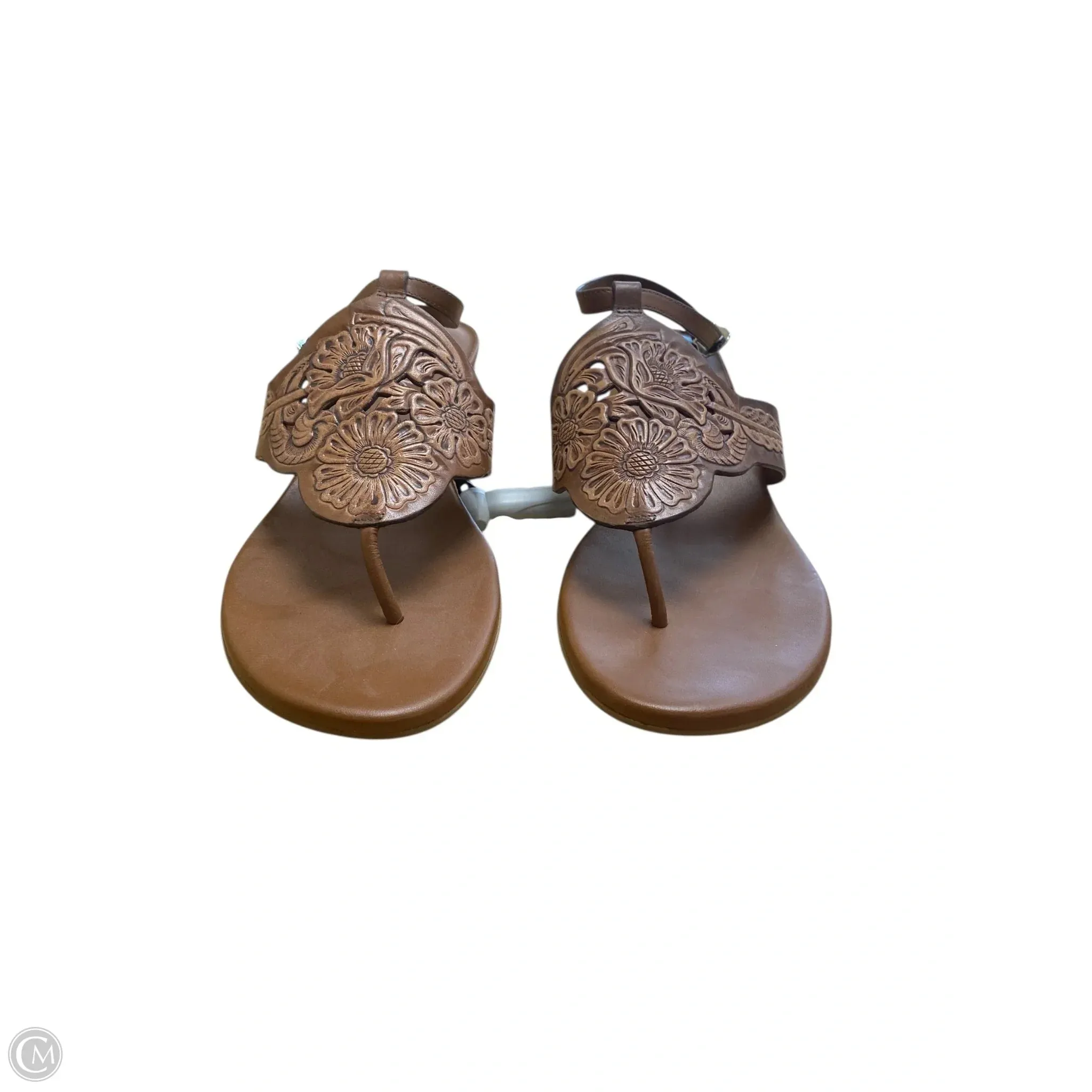 Sandals Heels Block By Brighton In Brown, Size: 10