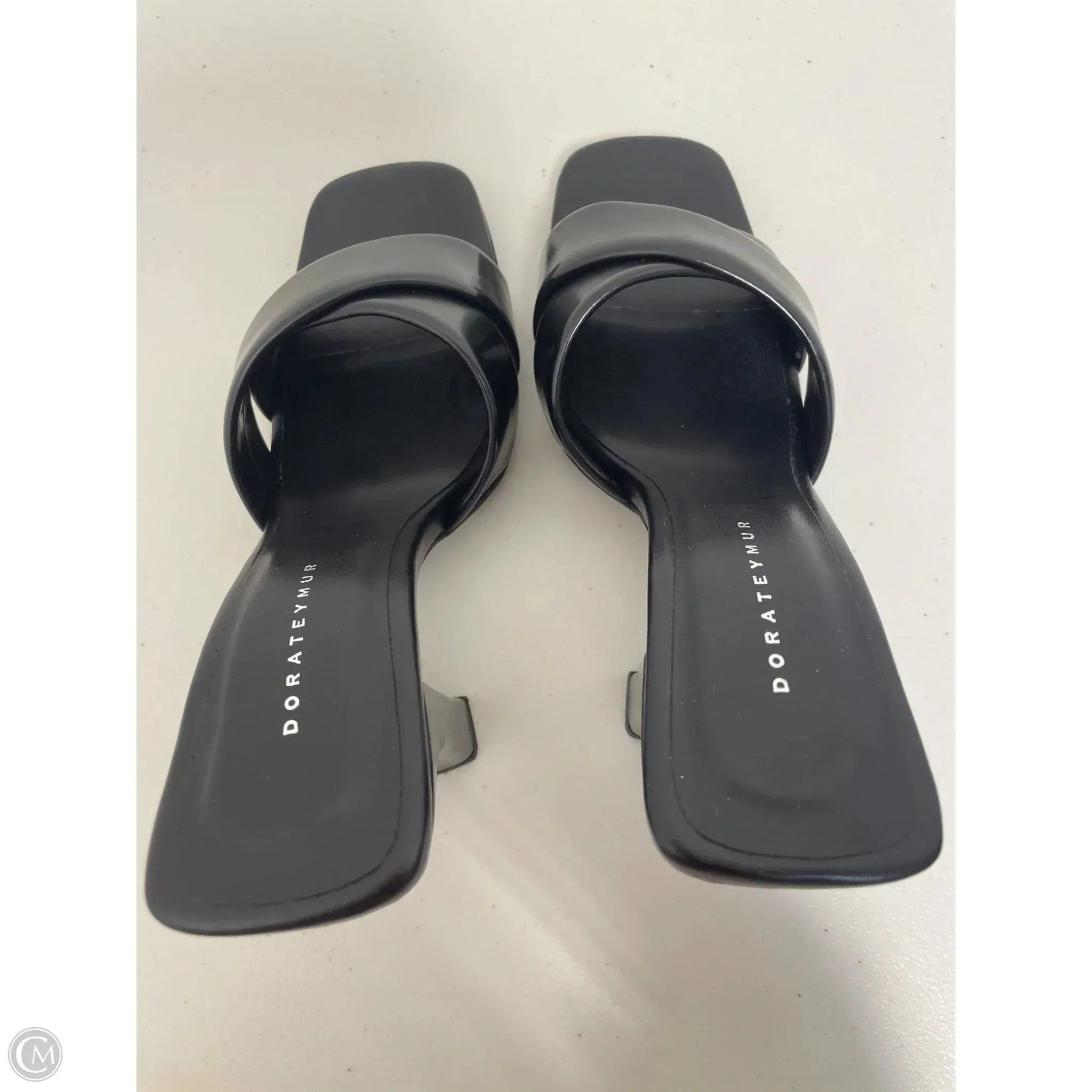 Sandals Heels Block By Cmc In Black, Size: 8.5