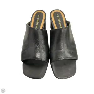 Sandals Heels Block By Liz Claiborne In Black, Size: 6