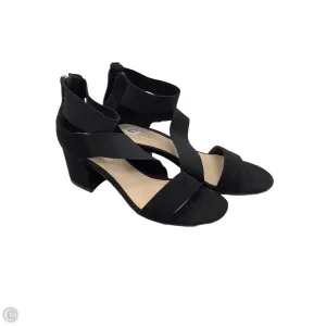 Sandals Heels Block By Liz Claiborne In Black, Size: 6
