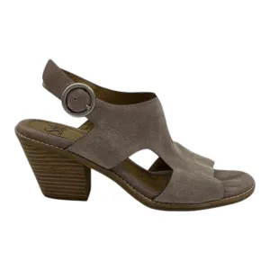 Sandals Heels Block By Sofft In Pink, Size:7.5
