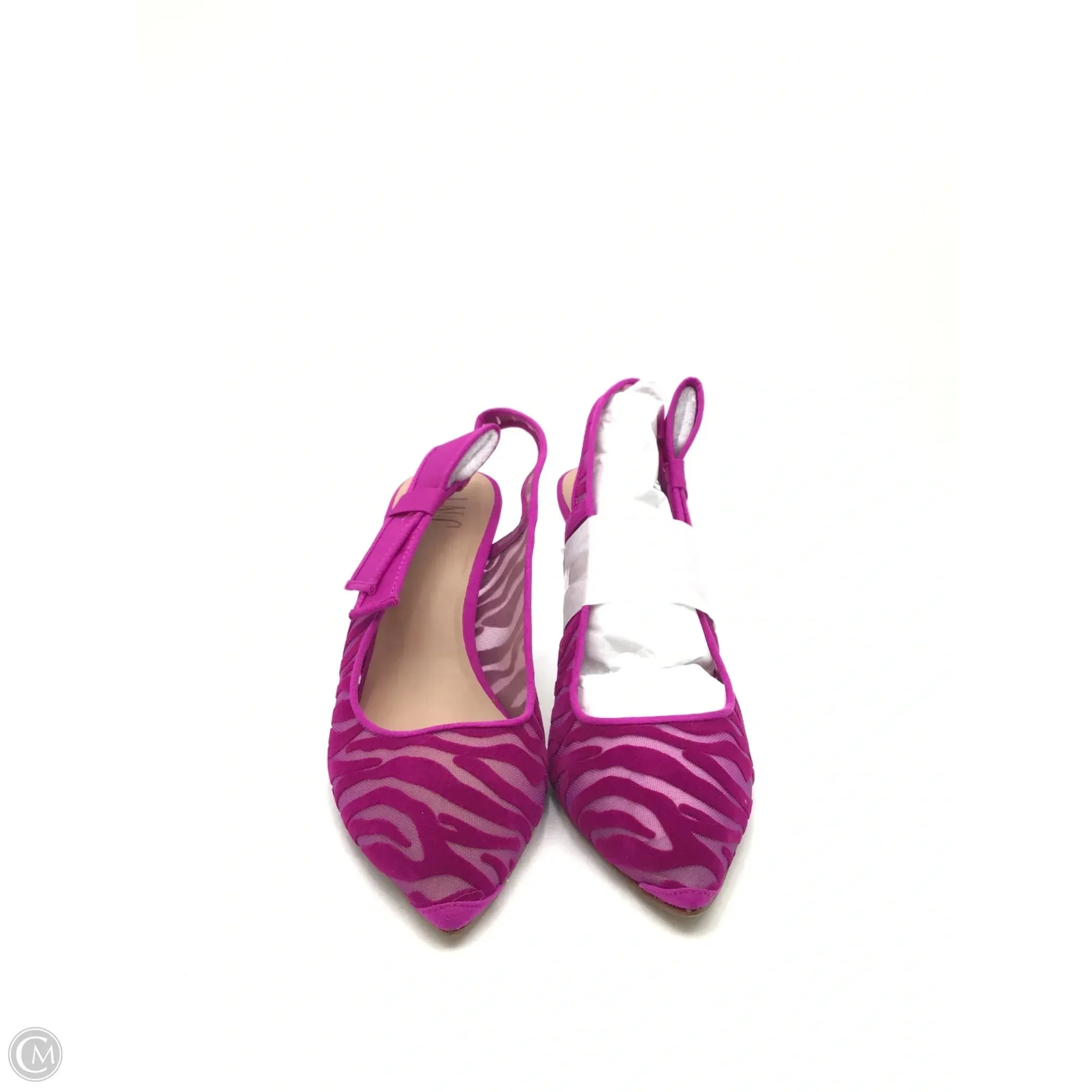 Sandals Heels Stiletto By Inc In Purple, Size: 10