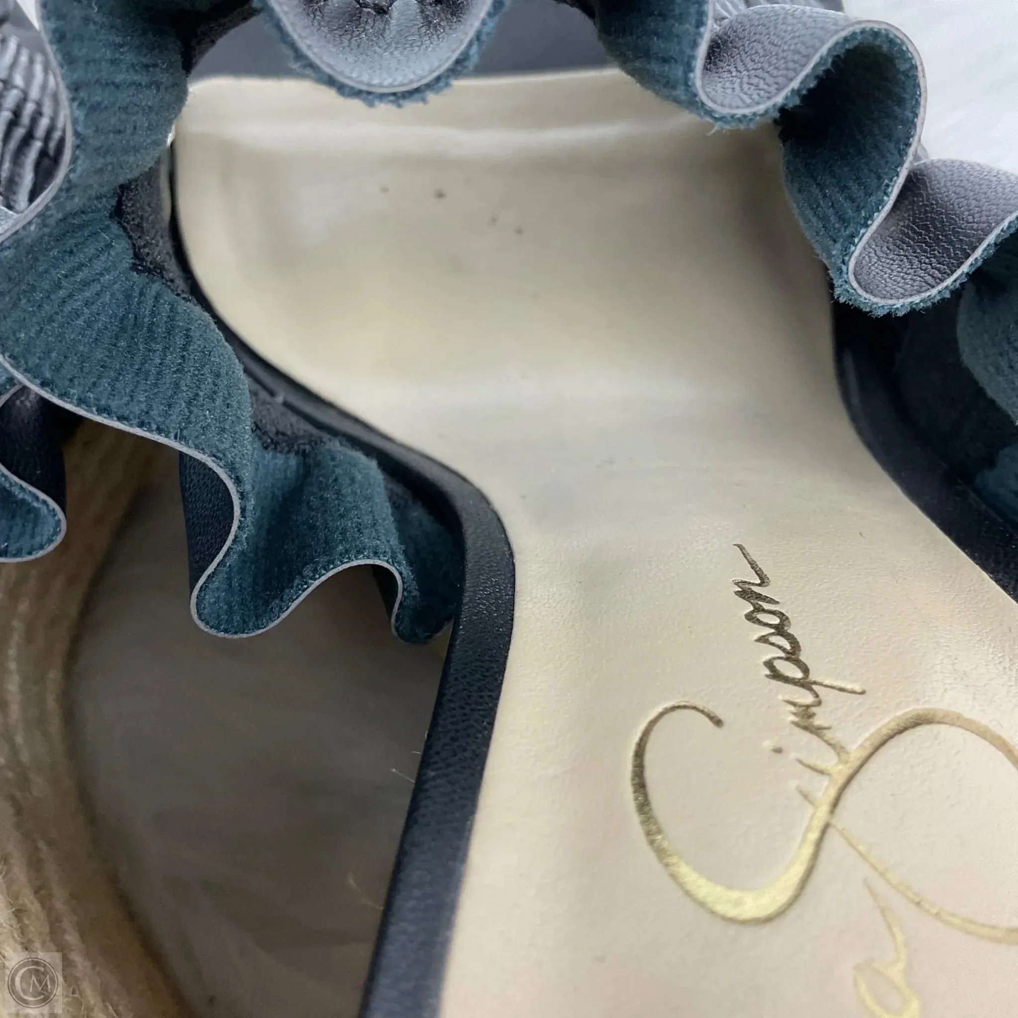 Sandals Heels Wedge By Jessica Simpson In Black, Size: 10