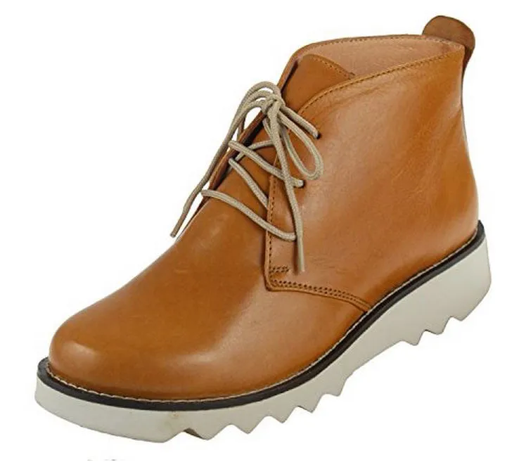 Sanita Luise Women's Lace Up Leather Boots - Natural