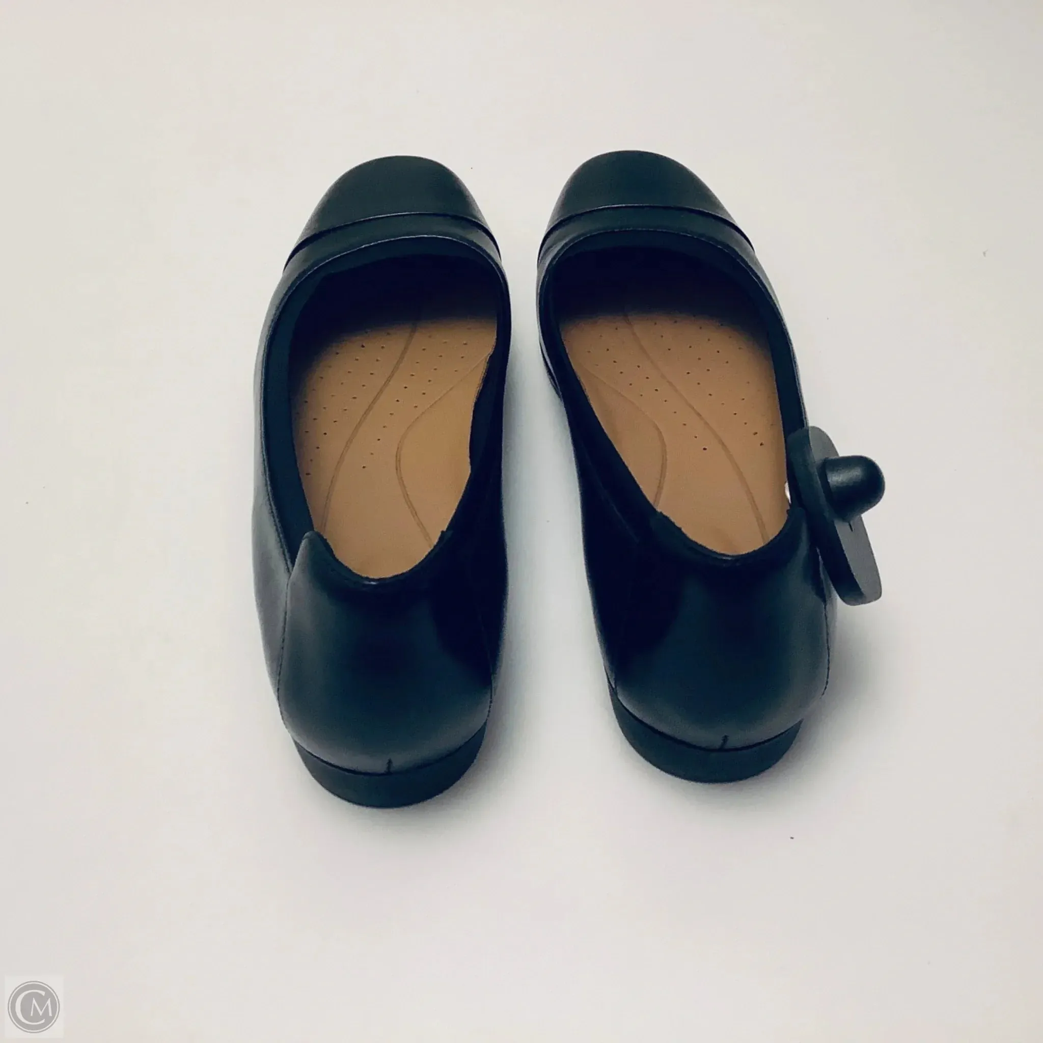 Shoes Flats By Clarks In Black, Size: 8