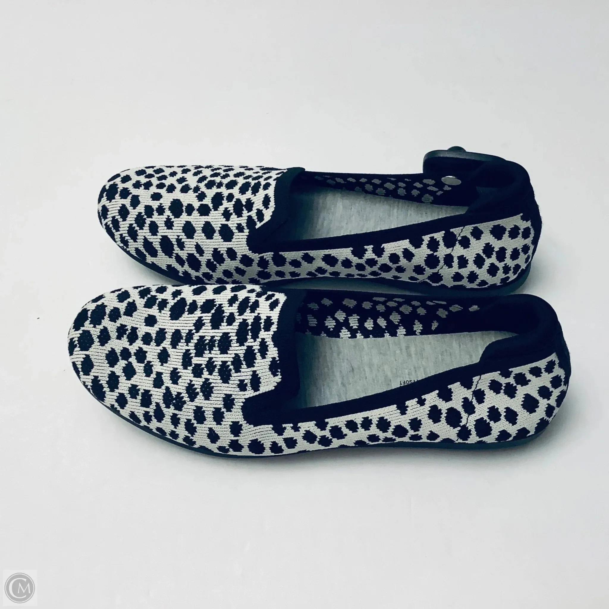 Shoes Flats By Clarks In Polkadot Pattern, Size: 7.5
