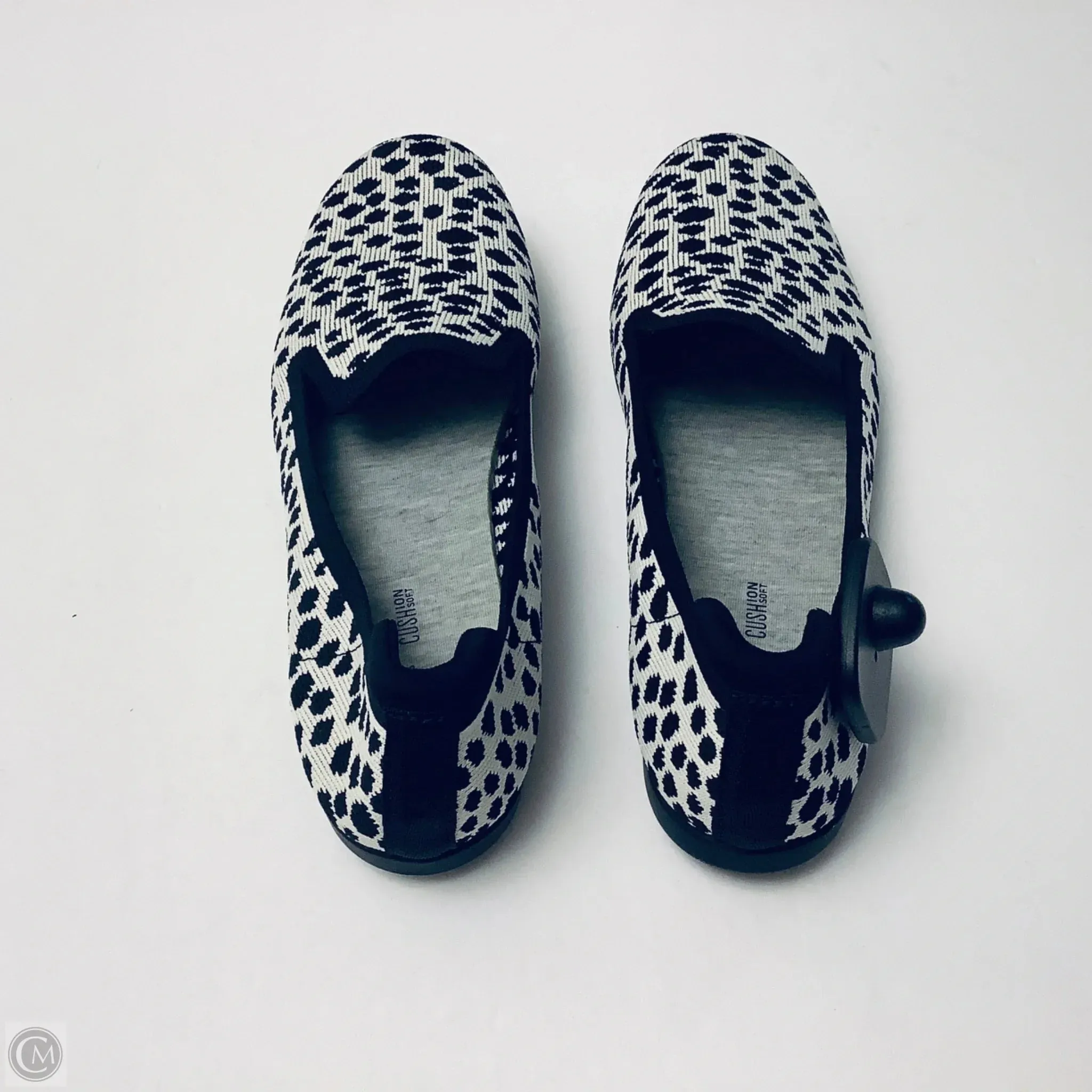 Shoes Flats By Clarks In Polkadot Pattern, Size: 7.5